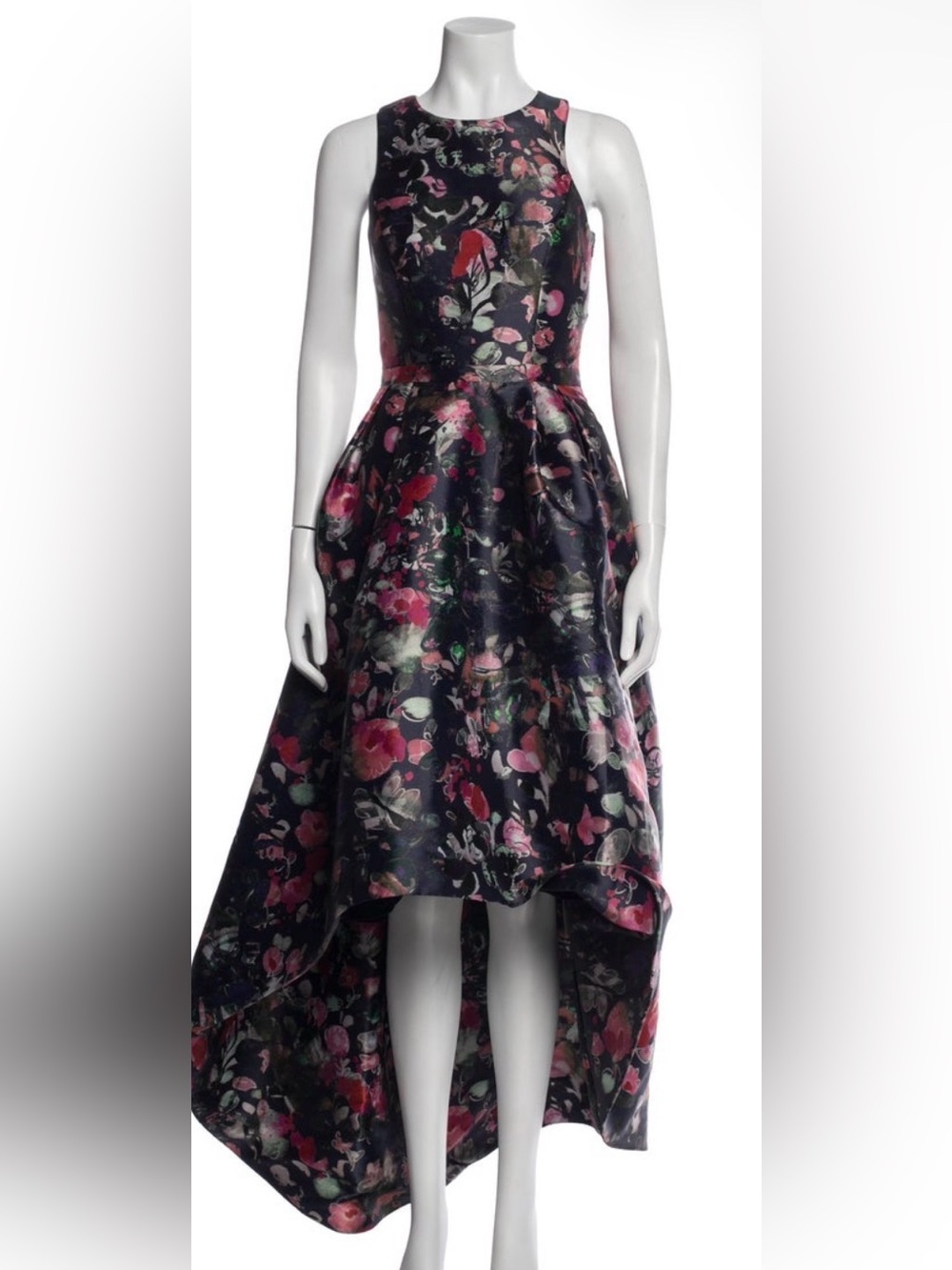 Monique Lhuillier Floral Print Dress - Sz 4